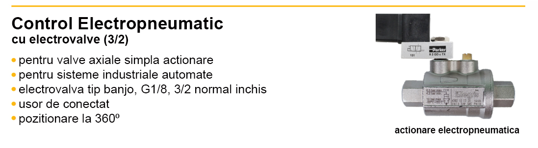 Simpla ctionare electropneumatica