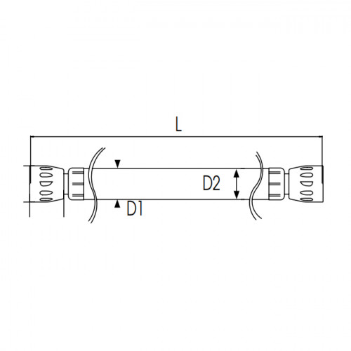 Furtun flexibil Transair, Ø25, Ø40