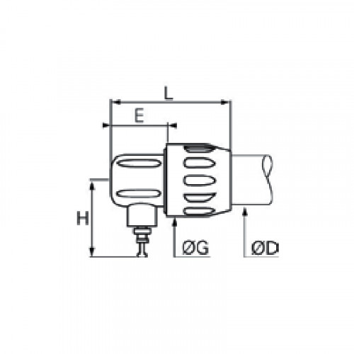 Racord rapid dop Transair, cu aerisire, Ø16.5, Ø25, Ø40