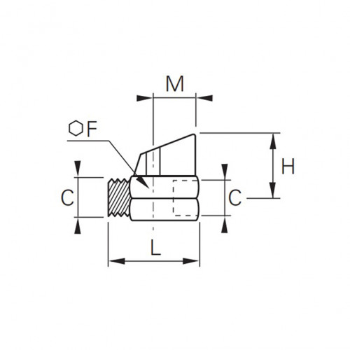 Mini robinet cu sfera, Transair, filet interior-exterior