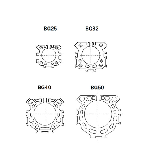 Cilindri pneumatici fara tija Parker Origa cu ghidaj liniar tip BG