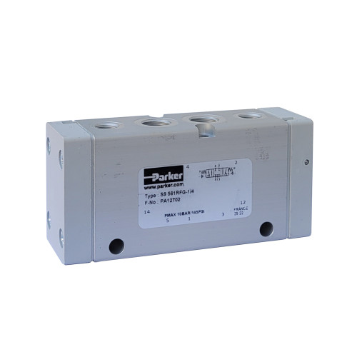 Valva 5/3, seria S9, actionare pneumatica, centru ventilat