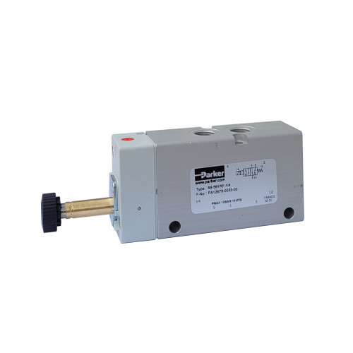 Valva 5/2, seria S9, actionare electrica, revenire cu arc