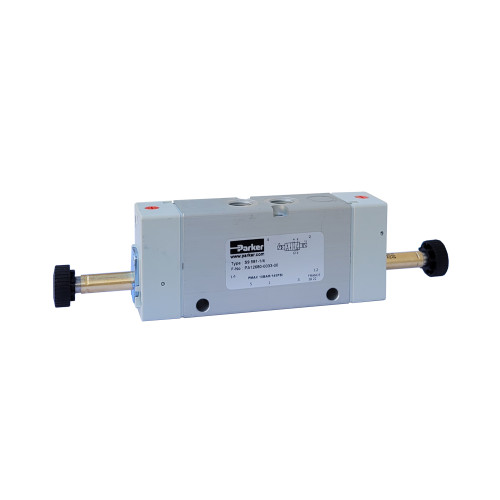 Valva 5/2, seria S9, dubla actionare electrica, piston diferential