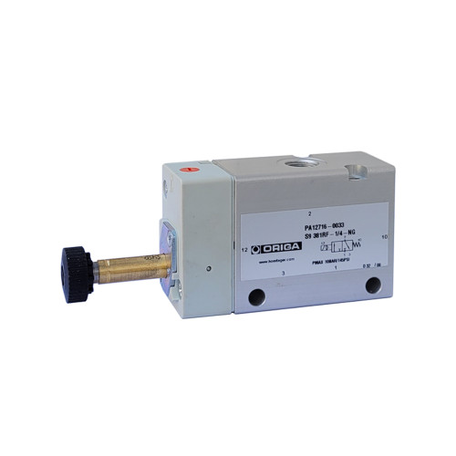 Valva 3/2, seria S9, actionare electrica, revenire cu arc