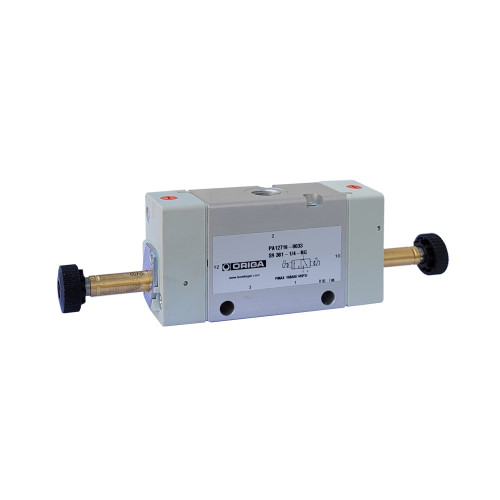 Valva 3/2, seria S9, dubla actionare electrica, piston diferential