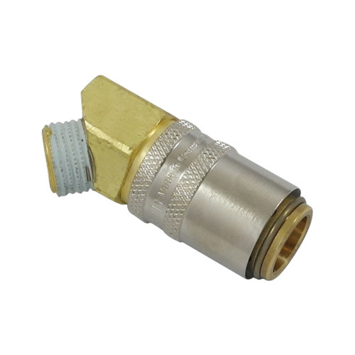 Cupla rapida mama, seria 10/11, cu racord L 45°, filet exterior