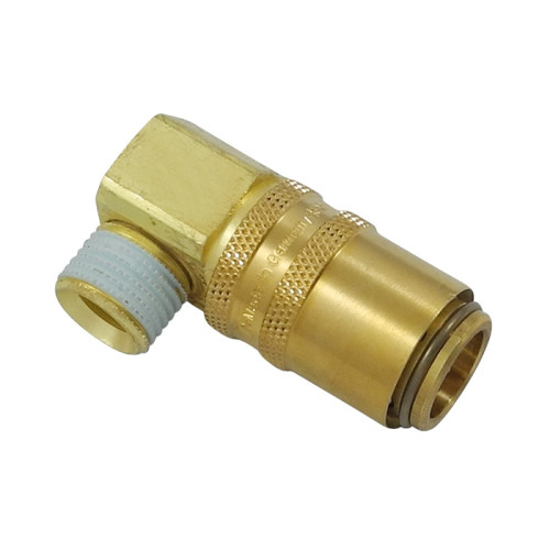 Cupla rapida mama, seria 10/11, cu racord L 90°, filet exterior
