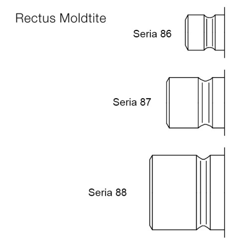 Cupla rapida mama, seria 86/87, cu stut la 90° Push-Lok