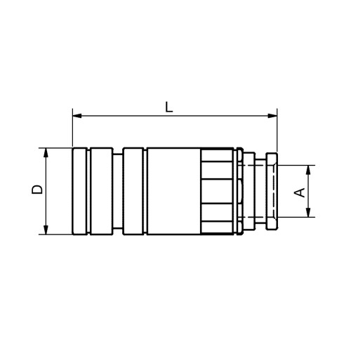 Cupla rapida mama, seria 200 cartridge