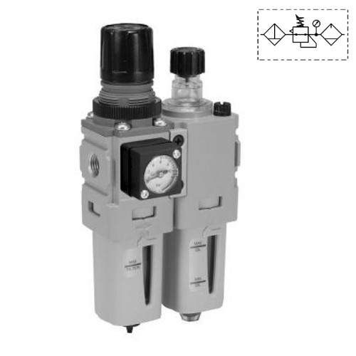 Grup preparare aer FRL compact, seria P31 Parker Global