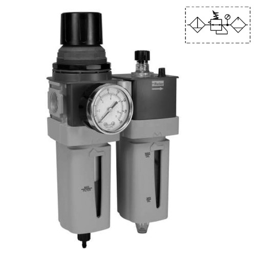 Grup preparare aer FRL compact, seria P33 Parker Global