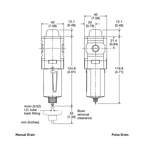 Submicrofiltru seria P31 Parker Global