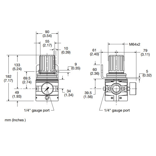 Regulator de presiune, seria P3Y Parker-Origa