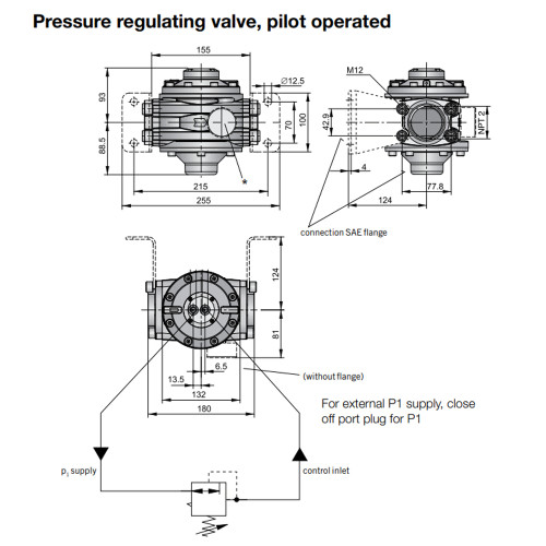 Regulator de presiune, seria P3Z Parker-Origa