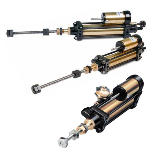 Cilindru pneumatic cu miscare controlata hidraulic, seria B181 Parker