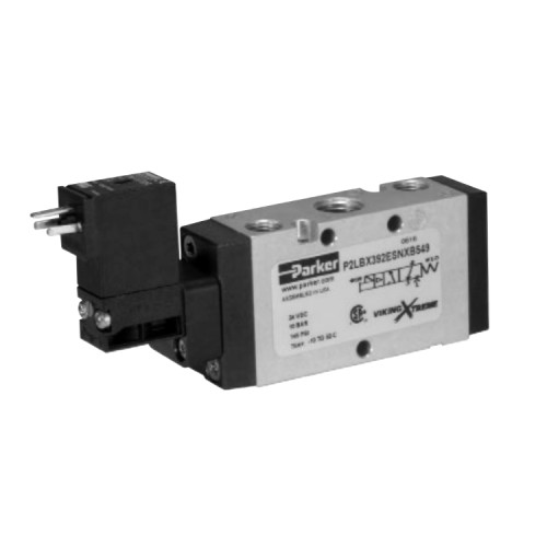 Valva 3/2, seria Viking Xtreme, actionare electrica, revenire cu arc