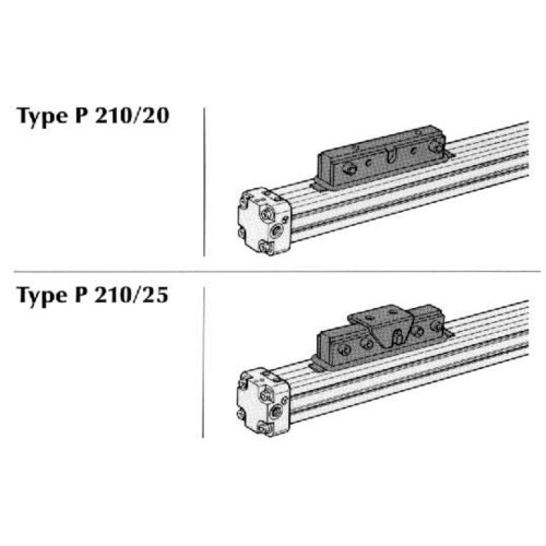 Cilindru pneumatic fara tija ORIGA, seria P210