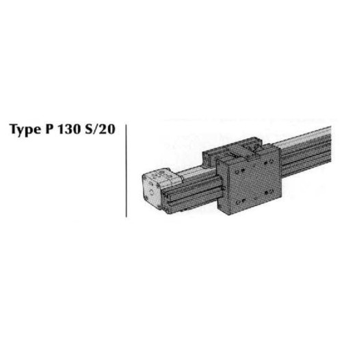 Cilindru pneumatic fara tija ORIGA, cu ghidaj cu role, seria P130