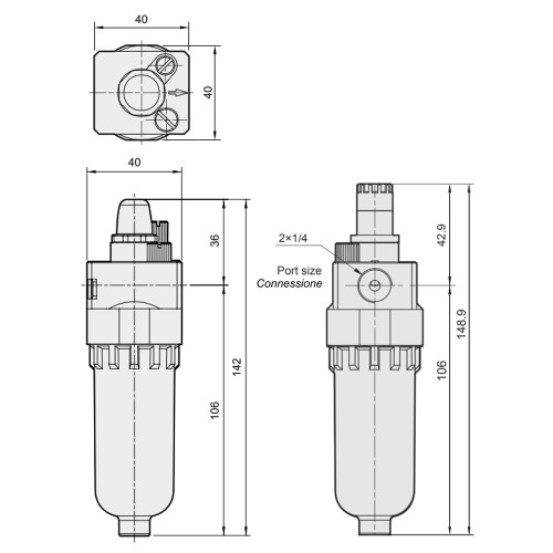 Ungator aer comprimat, seria TU-L2