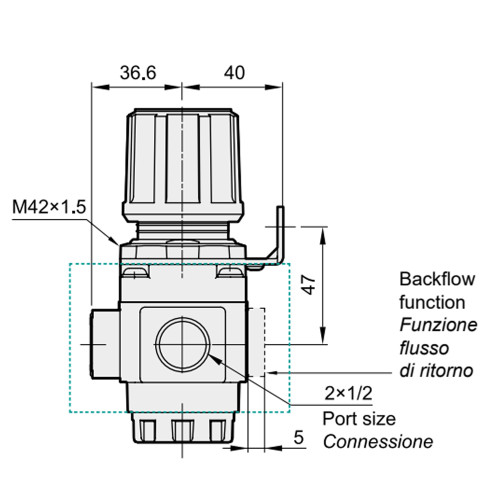 Regulator de presiune, seria TU-R4