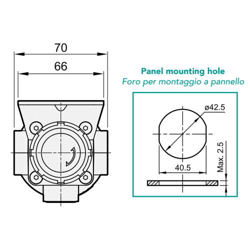 Regulator de presiune, seria TU-R4
