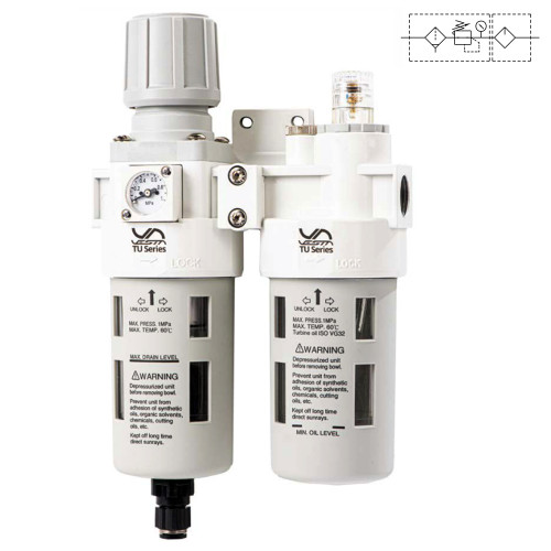 Grup preparare aer FRL compact, seria TU-FRL4