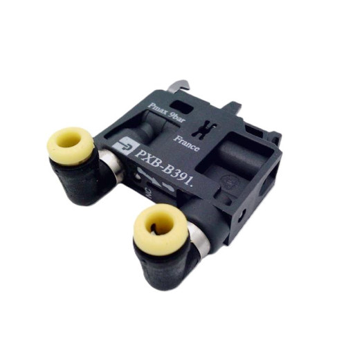 Valva 3/2 pneumatica, seria PXB, pentru actionare cu buton, racorduri push-in tub Ø4 mm