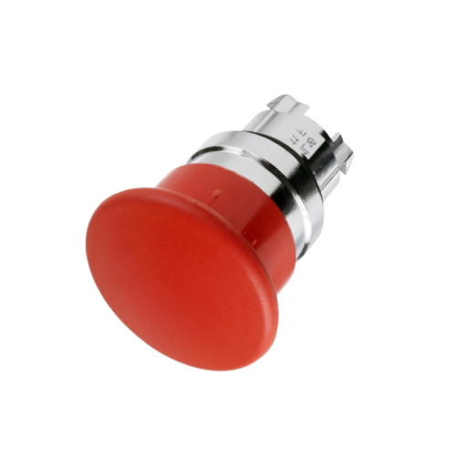 Buton tip ciuperca, actionare prin apasare, revenire cu arc