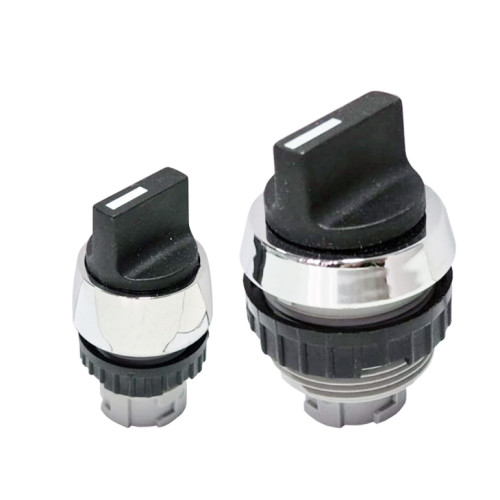 Buton selector rotativ cu 2 pozitii, cu indexare, Parker-Origa