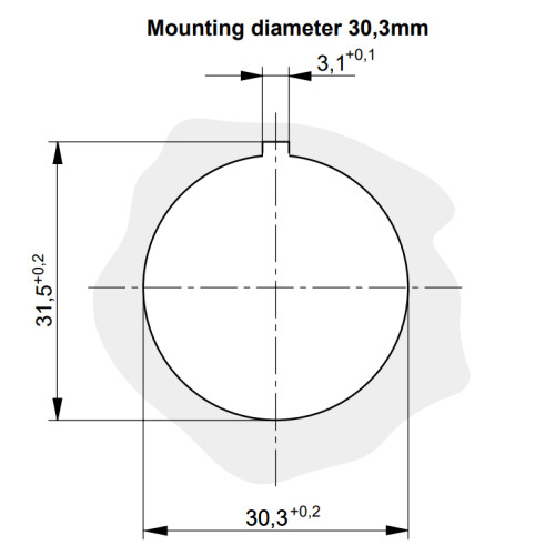 Buton selector rotativ prelungit cu 2 pozitii, cu indexare, Parker-Origa