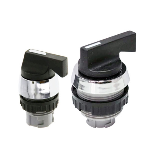 Buton selector rotativ prelungit cu 2 pozitii, cu revenire, Parker-Origa