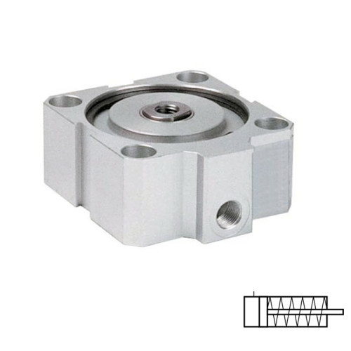 Cilindru pneumatic compact, cursa scurta, seria SZK Ø50, simpla actionare, tija retrasa, Parker Origa