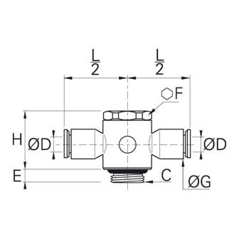 Racord rapid banjo T