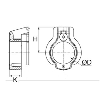 Clema securizare racorduri push-in