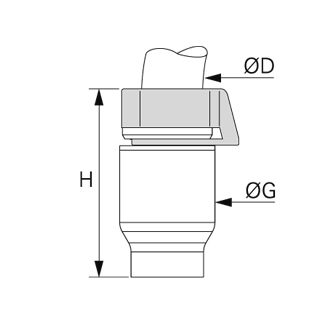 Racord rapid obturator