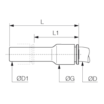 Racord rapid drept, Liquifit, reducator