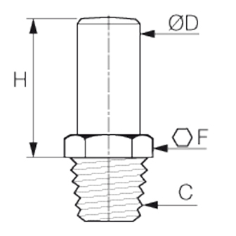 Racord drept plug-in, Liquifit, filet BSPT