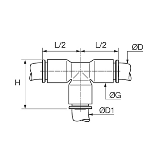 Racord rapid T, LF6800