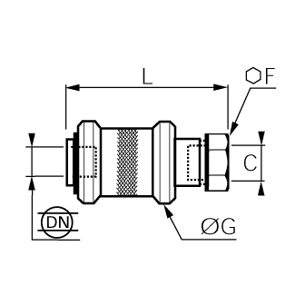 Valva manuala 3/2, filet NPT