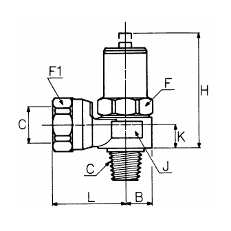 Valva soft-start, racord push-in, filet NPT