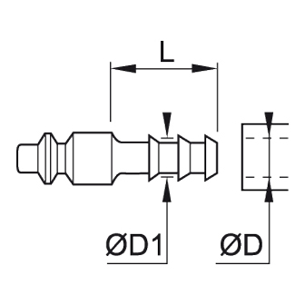 Cupla rapida tata, Dn 5, seria Standard