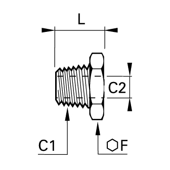 Racord adaptor reducator alama, filet exterior BSPT