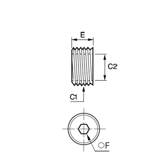 Racord adaptor reducator, alama nichelata, filete BSPP