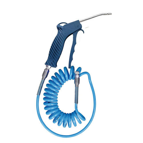 Set pistol de suflat standard si furtun spiralat