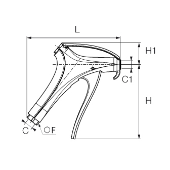 Pistol de suflat, consum redus de energie