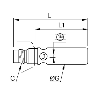 Accesoriu de suflat, cu amplificare debit (Venturi)